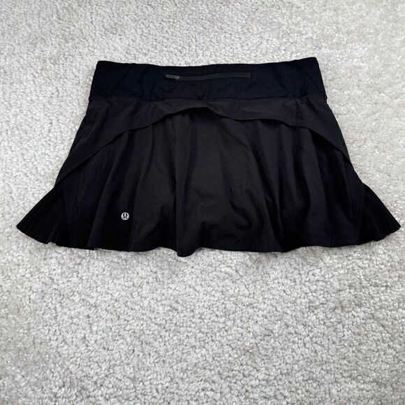 Lululemon Play Off The Pleats Skirt Skort Black - Picture 3 of 15
